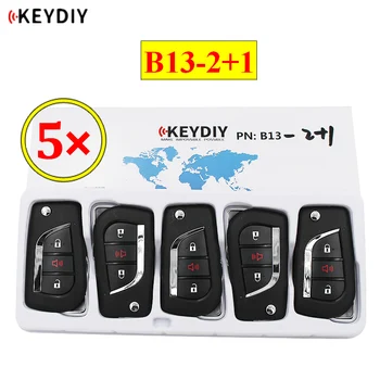 5 бр./лот KEYDIY B серия B13-2+1 2+1 бутон универсално дистанционно управление KD за KD200 KD900 KD900 + URG200 KD-X2 mini KD