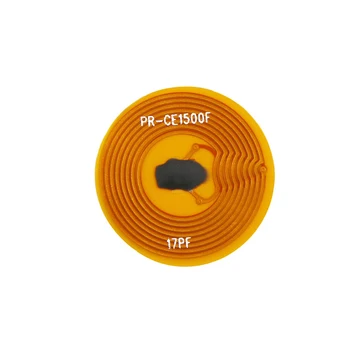 Диаметър 9 мм MF1 S50 Мини NFC 13,56 Mhz MIFARE Classic от 1 До Байта Чип Етикет спк стартира строителни Стикер на RFID Система за контрол на достъп