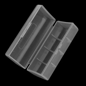 Кутия За Съхранение на Батерията на Контейнера на Притежателя на прозрачен Пластмасов корпус H8WA Кутия За Съхранение на батерии 1X 26650