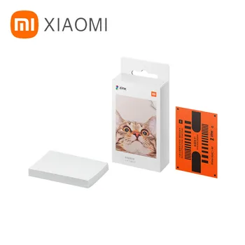 Най-добрата цена е 100% Оригинален Xiaomi Mi Джобен фото принтер Zink Хартия Самозалепващи 10 бр. Безплатна Бърза Доставка