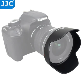 Сенник за обектив обектива на камерата JJC за Canon EF-S 10-18 mm f / 4.5-5.6 IS STM заменя EW-73C