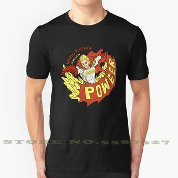 Цветен Мирио! Power Черно-Бяла Тениска За Мъже И Жени Hero Mirio Mirio Togata Lemillion Poweeeer Power Eri Червено Наметало На Мускулите